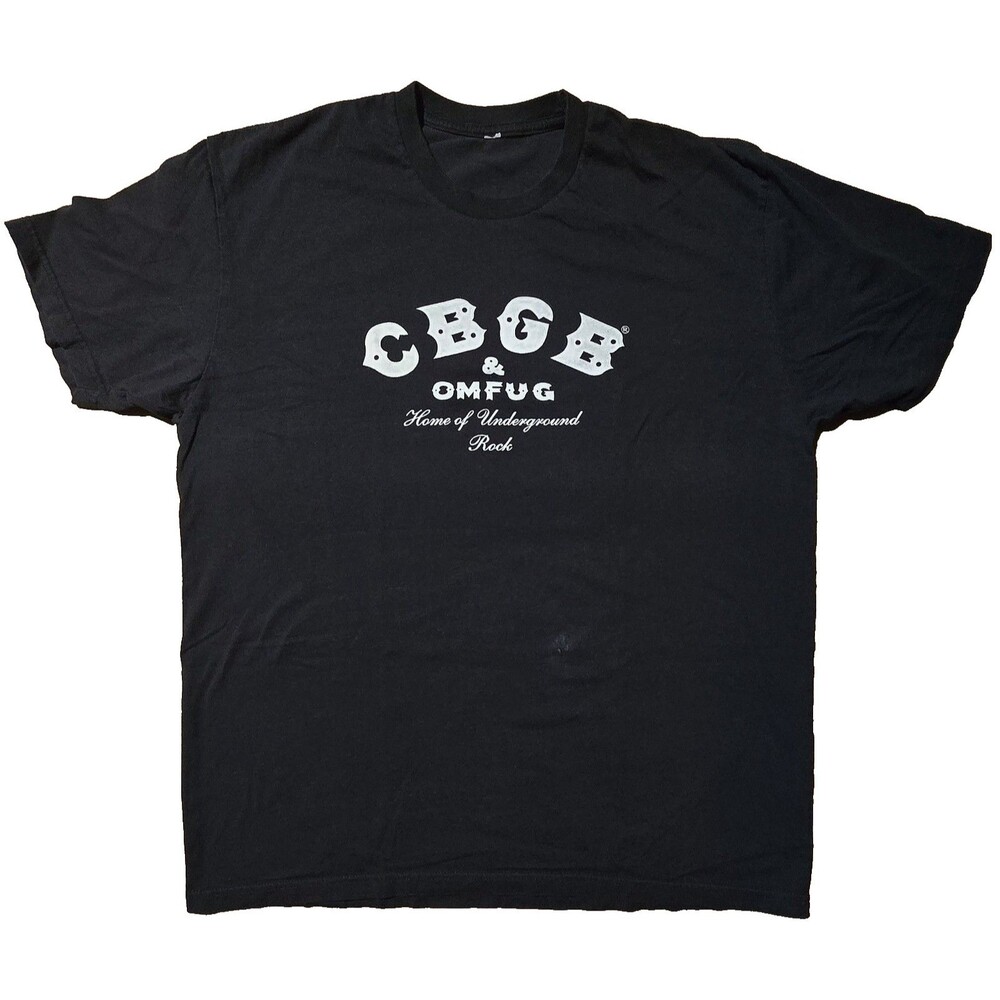 CBGB & OMFUG Shirt Retro XL Home of Underground Rock NYC Punk Scene Ramones READ